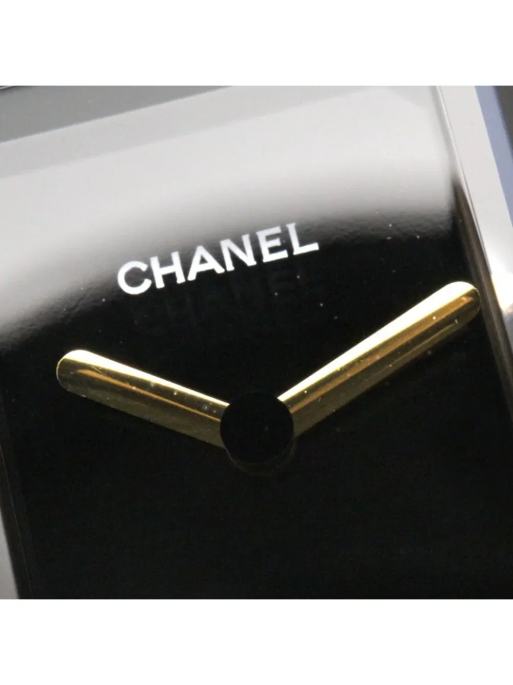 Chanel Watch Premiere M Black Leather